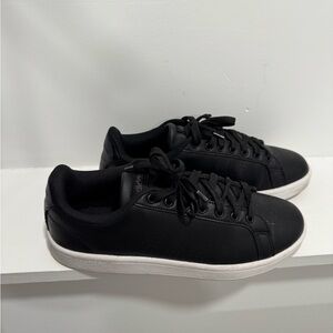 Adidas Men's Black and White Sneakers